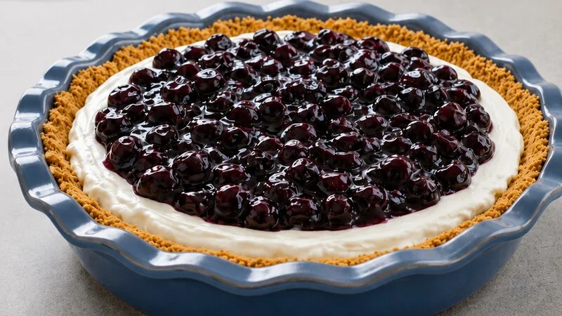 Blueberry Icebox Pie